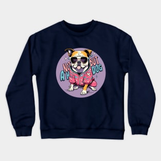 disco hound dog Crewneck Sweatshirt